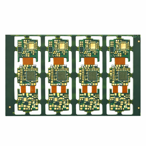 8 Layer Rigid Flex Circuit Boards , High Speed Pcb Layout With RoHs Approval